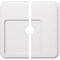 Ekena Millwork Lucan Architectural Grde PVC Contemporary Ceiling Medallion, Two Piece, 24"OD x 3"ID x 8 1/4"C x 1"P CMP24LN2-03000 - alternate 1
